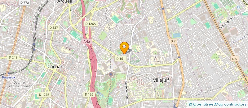 localisation de l'entreprise FRANCE BATIMENT à VILLEJUIF