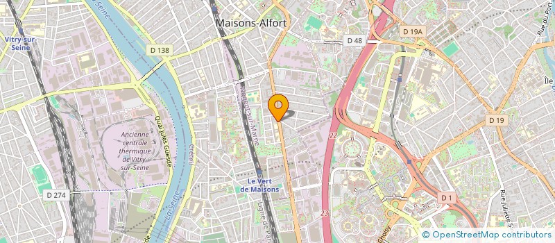 localisation de l'entreprise FRANCE BATIMENT ENERGIE à MAISONS-ALFORT