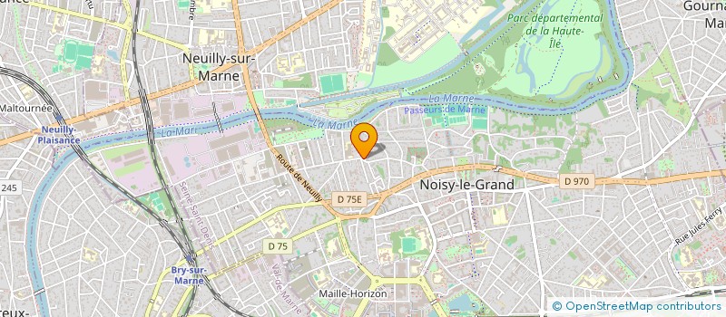 localisation de l'entreprise FRANCE BATIMENT RENOVATION à NOISY-LE-GRAND