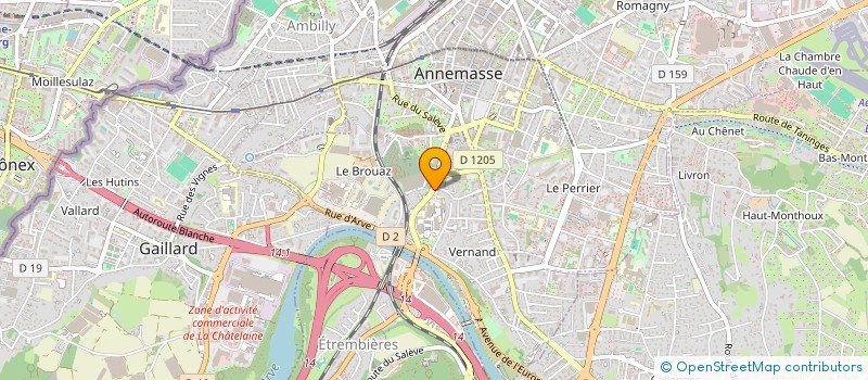localisation de l'entreprise FRANCE-BATTERIE - SUISSE-BATTERIE à ANNEMASSE