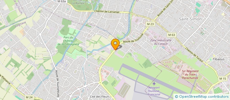 localisation de l'entreprise FRANCE BAZAR  CUGNAUX