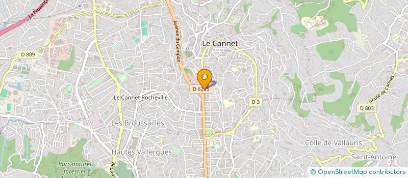 localisation de l'entreprise FRANCE BEBE à LE CANNET