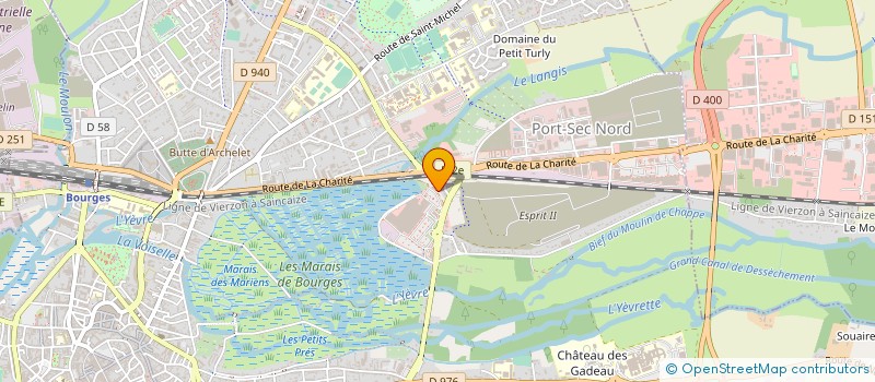 localisation de l'entreprise FRANCE BERRY CONSTRUCTION  BOURGES