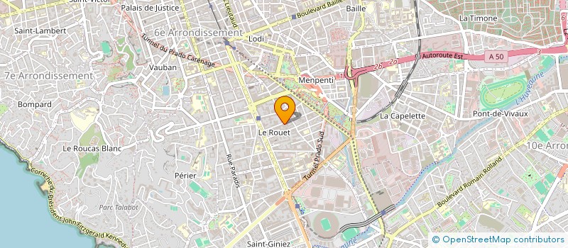 localisation de l'entreprise FRANCE BERTELOOT EURL  MARSEILLE