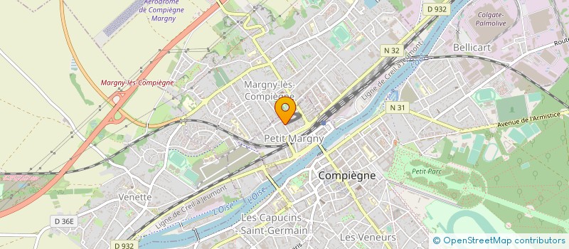 localisation de l'entreprise FRANCE BIEN ETRE SARL à COMPIEGNE