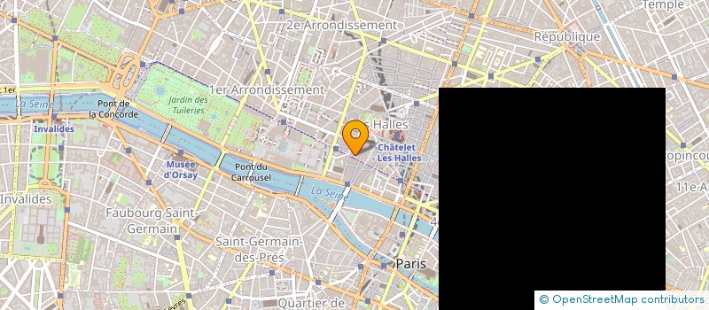 localisation de l'entreprise FRANCE BIJOUX à PARIS