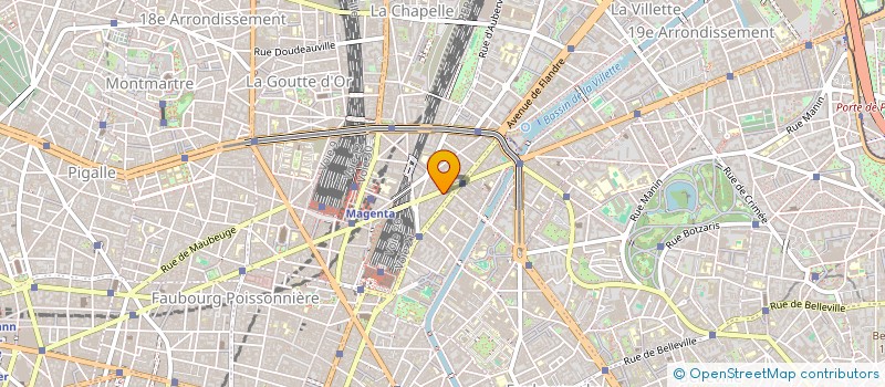 localisation de l'entreprise FRANCE BIO TECHNIQUE à PARIS