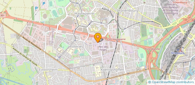 localisation de l'entreprise FRANCE BIOGAZ VALORISATION à STRASBOURG
