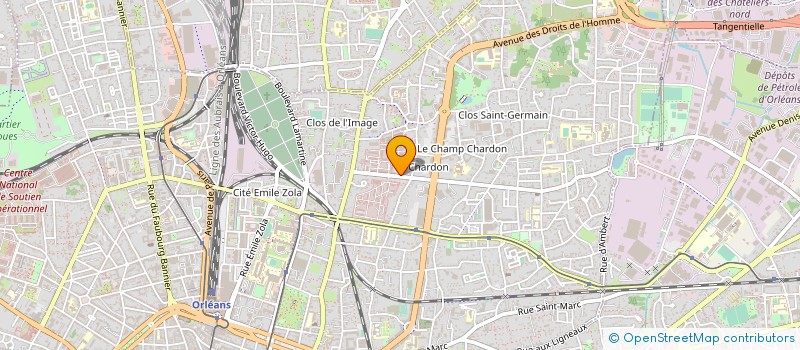 localisation de l'entreprise FRANCE BIOGRAPHIE à ORLEANS