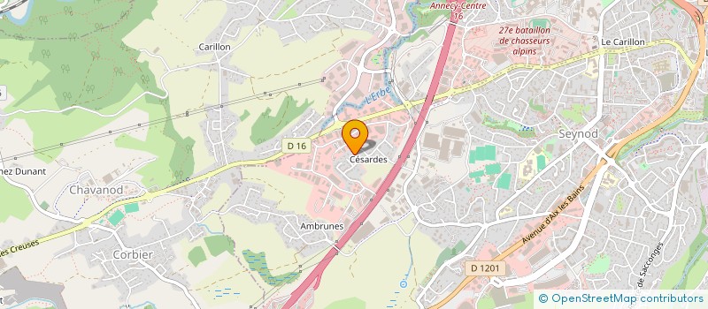 localisation de l'entreprise FRANCE BIVOUAC à ANNECY