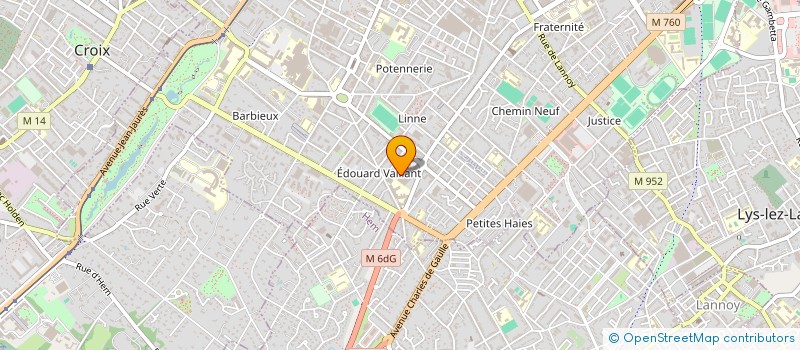 localisation de l'entreprise FRANCE BOCONTI INTERNATIONAL à ROUBAIX