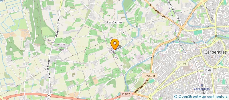localisation de l'entreprise FRANCE BOIS à CARPENTRAS