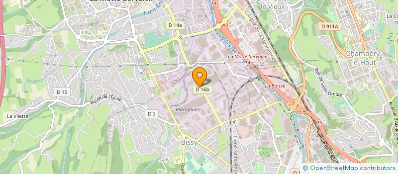 localisation de l'entreprise FRANCE BOIS DEVELOPPEMENT à CHAMBERY