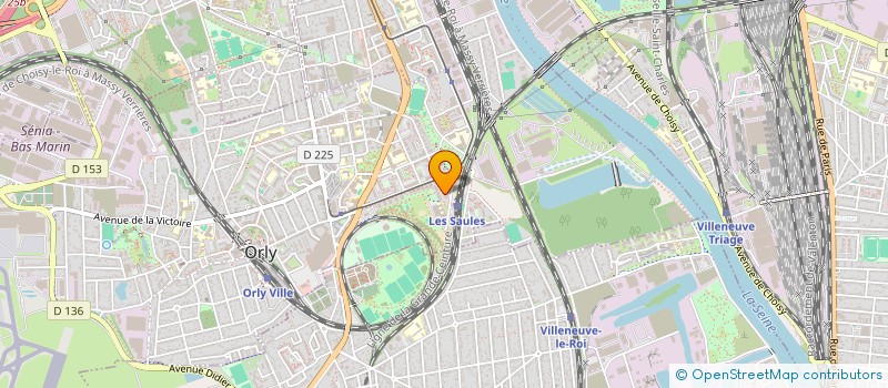 localisation de l'entreprise FRANCE BORNES INSTAL  ORLY