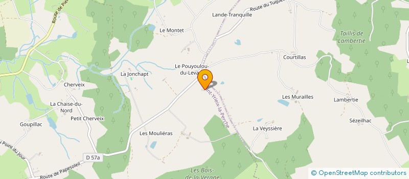 localisation de l'entreprise FRANCE BOVIN LIMOUSIN SARL à COUSSAC-BONNEVAL