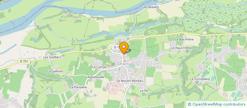 localisation de l'entreprise FRANCE BRASSERIE GROUP à MONTREVAULT-SUR-EVRE