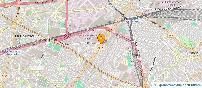 localisation de l'entreprise FRANCE BRIDES INDUSTRIES à LA COURNEUVE