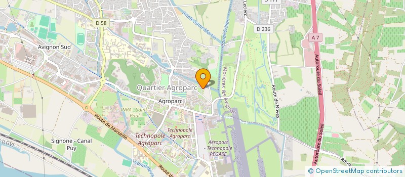 localisation de l'entreprise FRANCE BTP MEDITERRANEE à AVIGNON