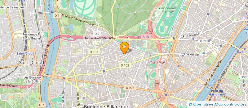localisation de l'entreprise FRANCE BUKOVINA à BOULOGNE-BILLANCOURT