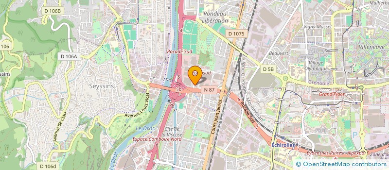 localisation de l'entreprise FRANCE BUREAU  GRENOBLE