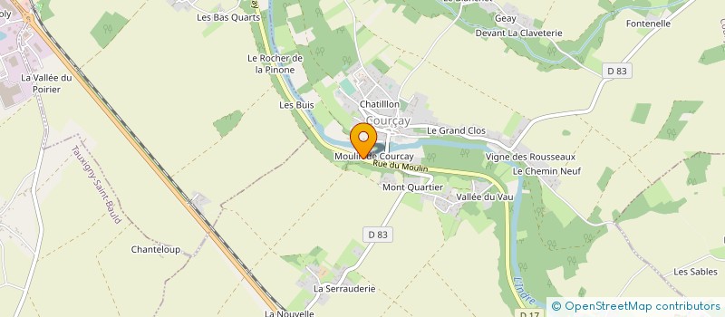 localisation de l'entreprise FRANCE BUREAUTIQUE 37 à COURCAY