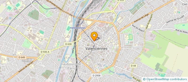 localisation de l'entreprise FRANCE BUSINESS  VALENCIENNES