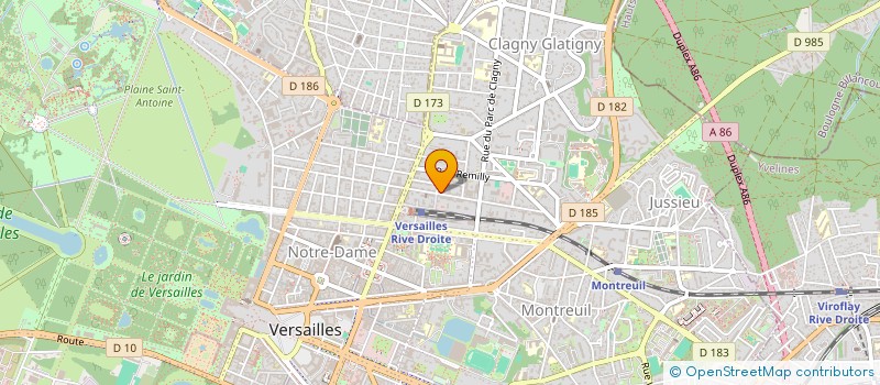 localisation de l'entreprise FRANCE BY FREDS  VERSAILLES
