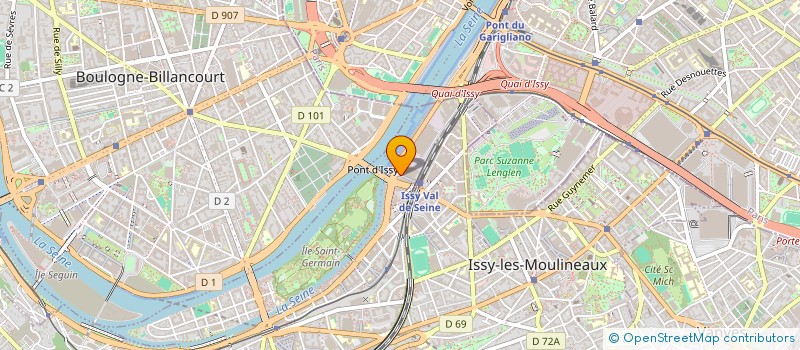 localisation de l'entreprise FRANCE CABLES ET RADIO COTE D'IVOIRE  ISSY-LES-MOULINEAUX
