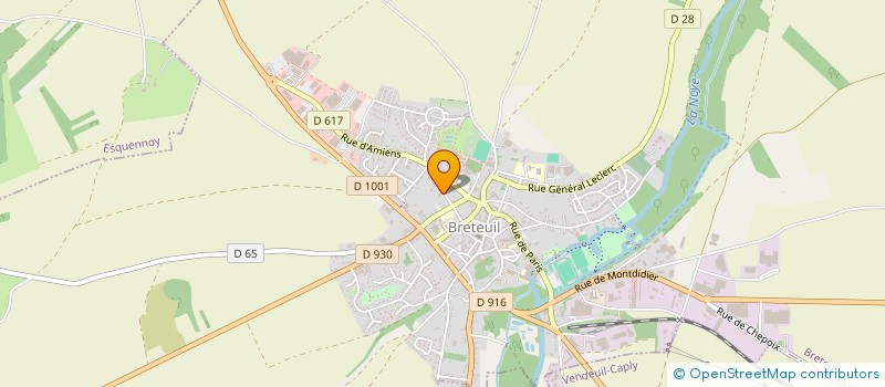 localisation de l'entreprise FRANCE CALO 60 à BRETEUIL