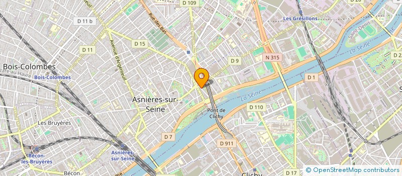 localisation de l'entreprise FRANCE CALO à ASNIERES-SUR-SEINE