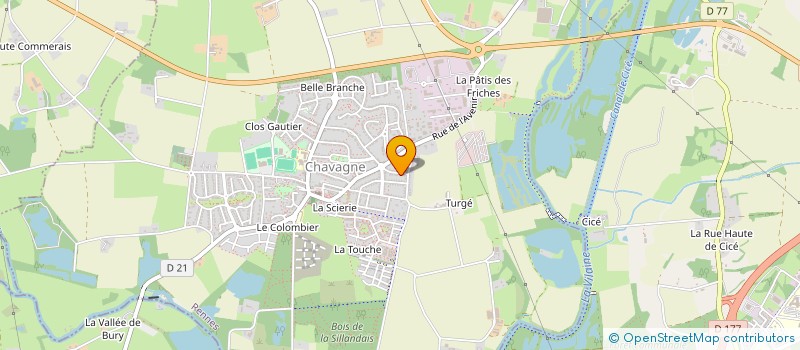 localisation de l'entreprise FRANCE CAPITAL  CHAVAGNE