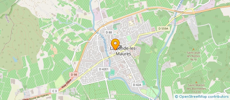 localisation de l'entreprise FRANCE CARRELAGE L&R  LA LONDE-LES-MAURES