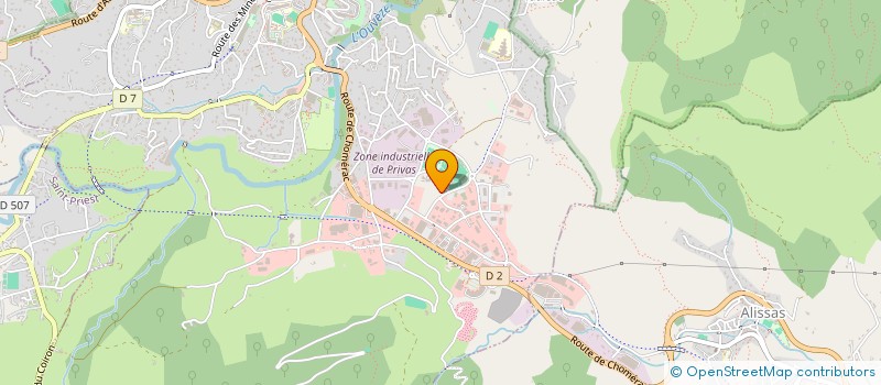 localisation de l'entreprise FRANCE CARRIERE  PRIVAS