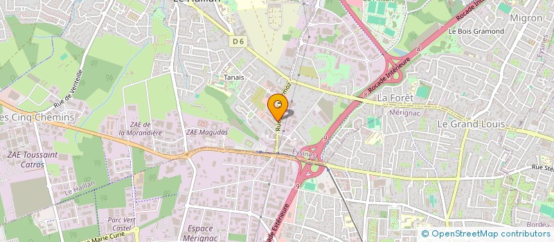 localisation de l'entreprise FRANCE CEE  LE HAILLAN