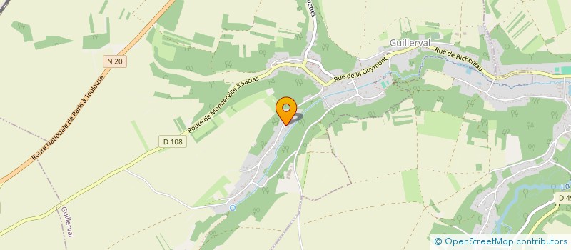 localisation de l'entreprise FRANCE CELTIC TARTAN DAY  GUILLERVAL