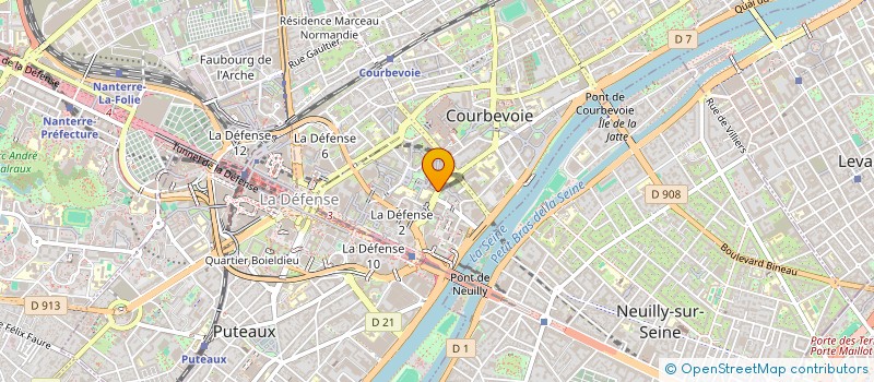 localisation de l'entreprise FRANCE CHAUDRONERIE SOLUTIONS à COURBEVOIE