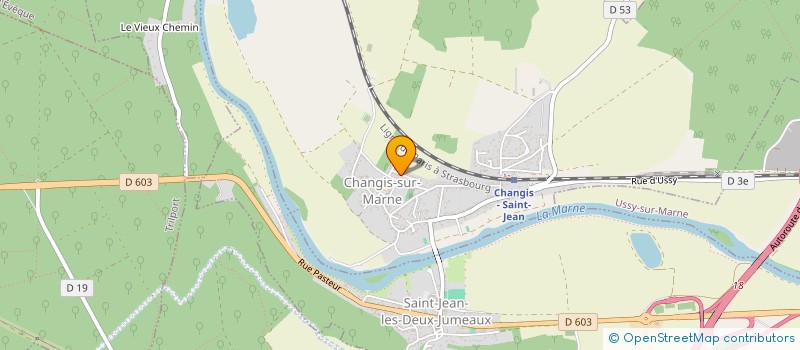 localisation de l'entreprise FRANCE CHEQUE-DONS EN NATURE  CHANGIS-SUR-MARNE