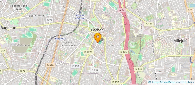 localisation de l'entreprise FRANCE - CHILI à CACHAN
