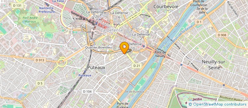 localisation de l'entreprise FRANCE CHIMIE à PUTEAUX