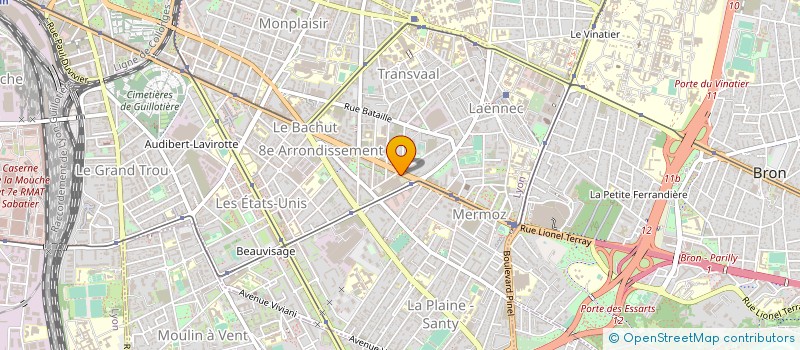 localisation de l'entreprise FRANCE CHIMIE AUVERGNE RHONE ALPES à LYON