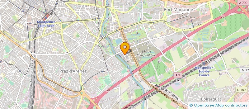 localisation de l'entreprise FRANCE CHINE ACTIV' à MONTPELLIER