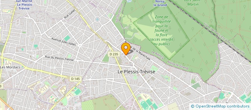 localisation de l'entreprise FRANCE CLEAN 94  LE PLESSIS-TREVISE