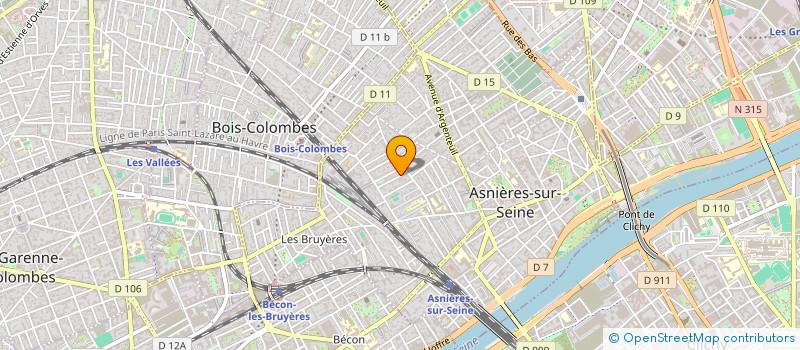 localisation de l'entreprise FRANCE CLEAN PARTICULIERS à ASNIERES-SUR-SEINE