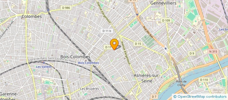 localisation de l'entreprise FRANCE CLEAN SERVICE à ASNIERES-SUR-SEINE