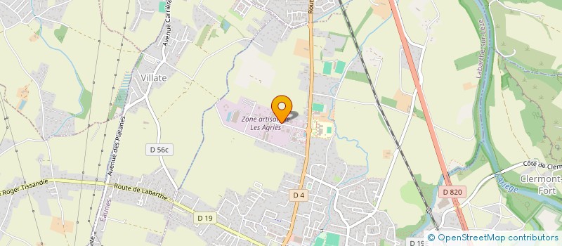 localisation de l'entreprise FRANCE CLIM INVEST à LABARTHE-SUR-LEZE