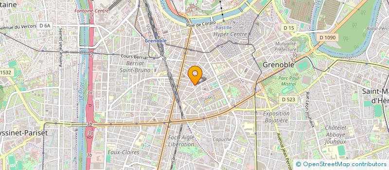 localisation de l'entreprise FRANCE CLIMATISATION SUD EST à GRENOBLE
