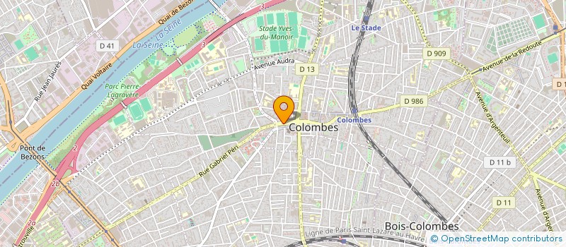localisation de l'entreprise FRANCE CODE COLOMBES 92 à COLOMBES