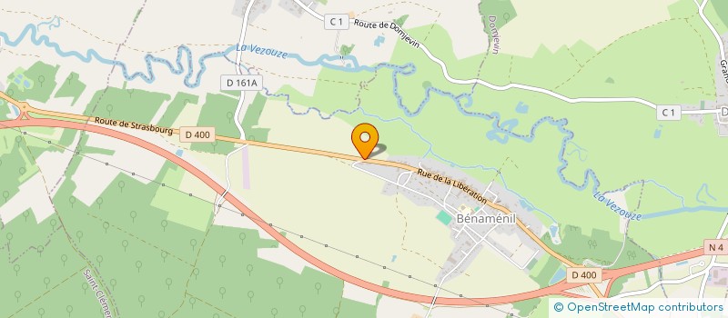 localisation de l'entreprise FRANCE COLIS EXPRESS  BENAMENIL