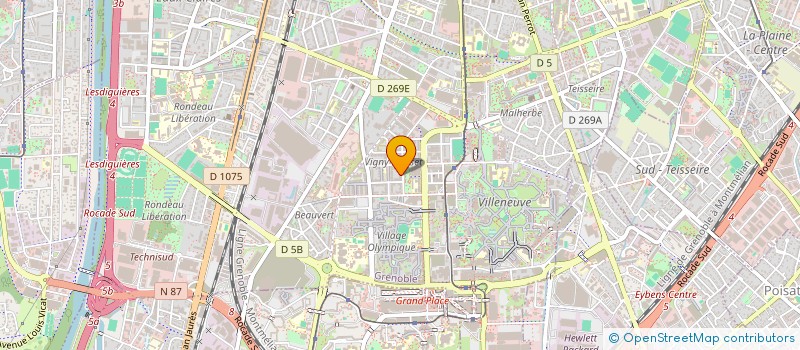 localisation de l'entreprise FRANCE COLIS LOGISTIQUE à GRENOBLE