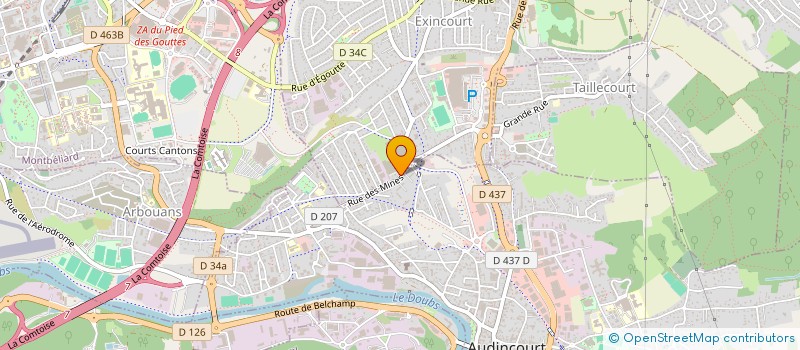 localisation de l'entreprise FRANCE COLIS SARL LUCIDO à EXINCOURT